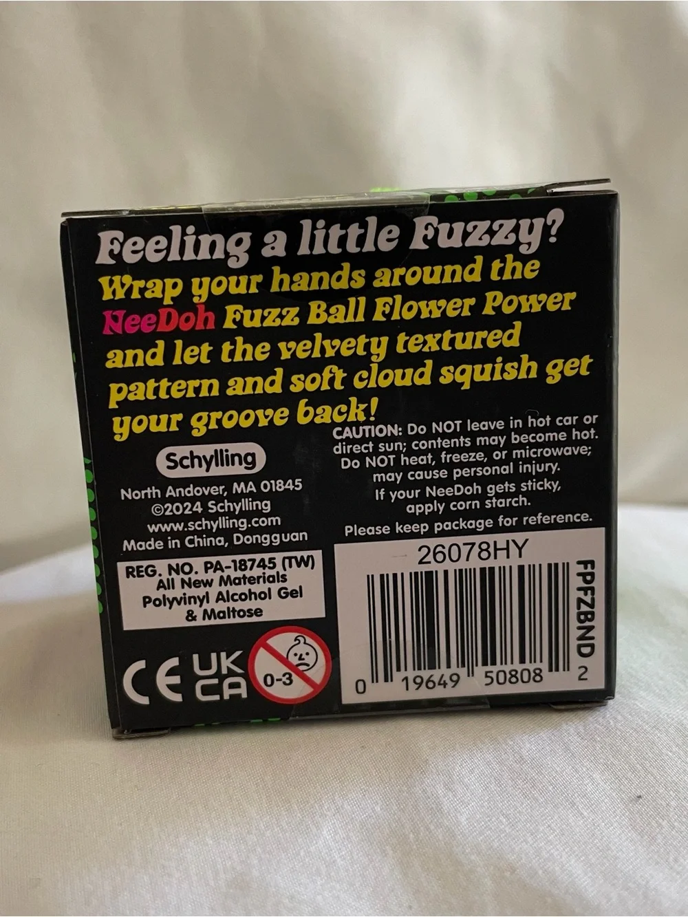 Needoh Fuzz Ball Green
